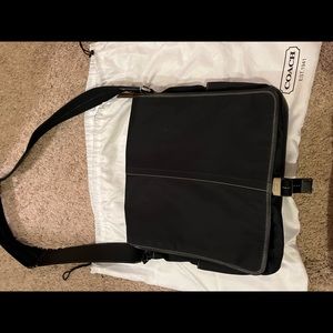 i am selling a black coach crossbody.